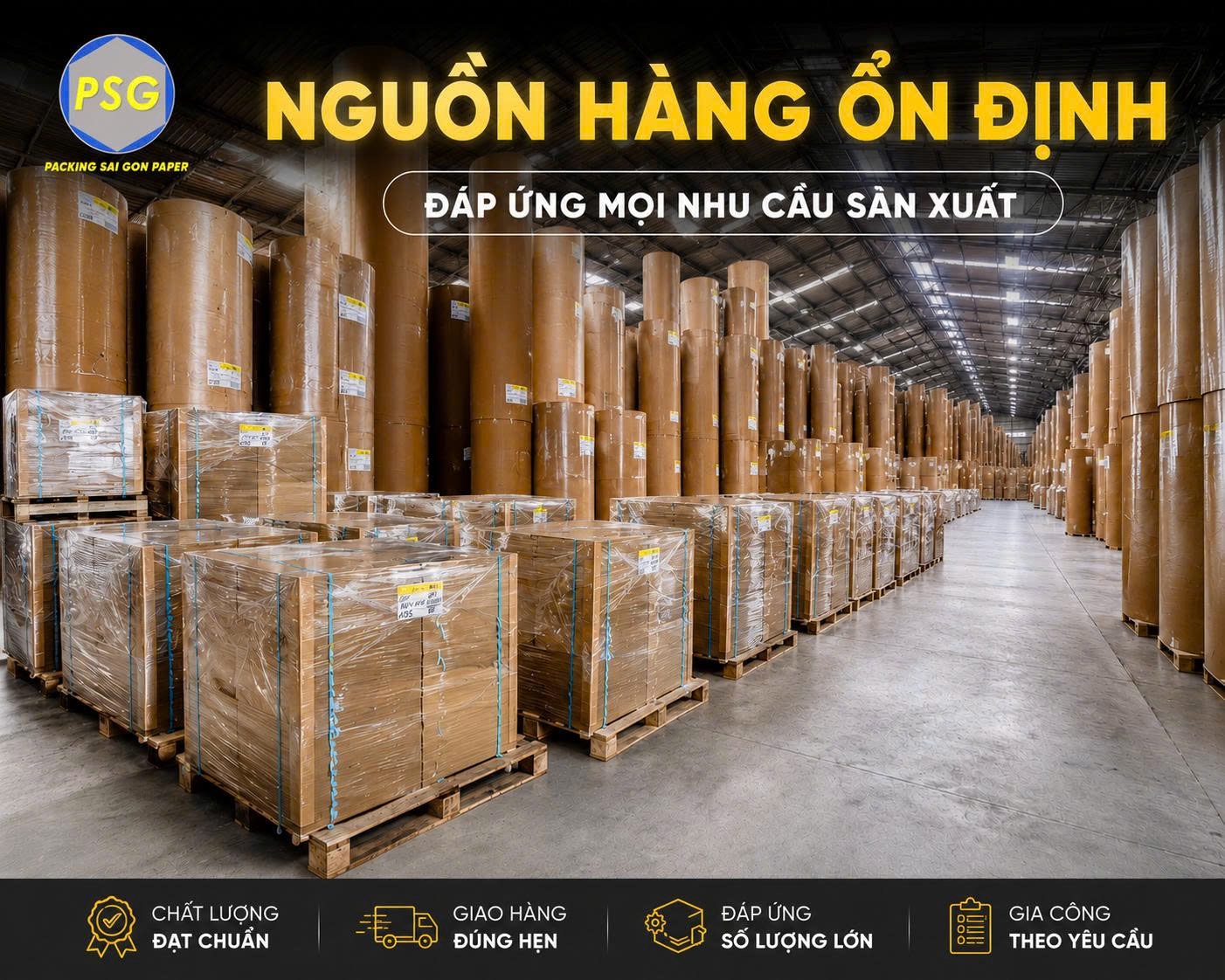 Giấy cuộn nguyên liệu bao bì